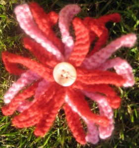 pink and red flower